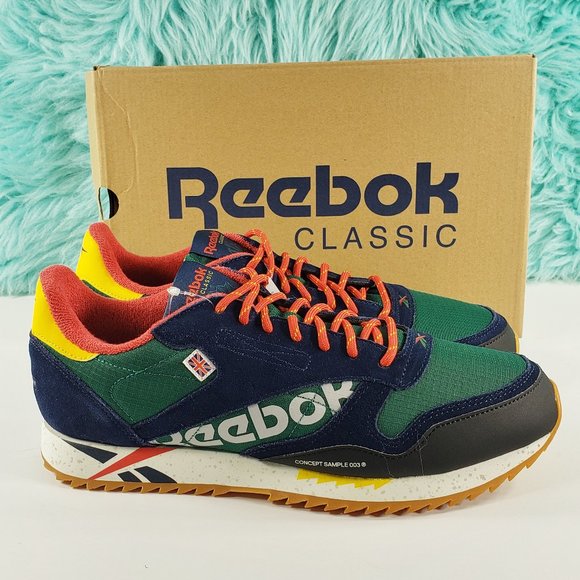 Reebok Shoes New Reebok Classic Leather Ripple Mu Mens Size 1 Poshmark
